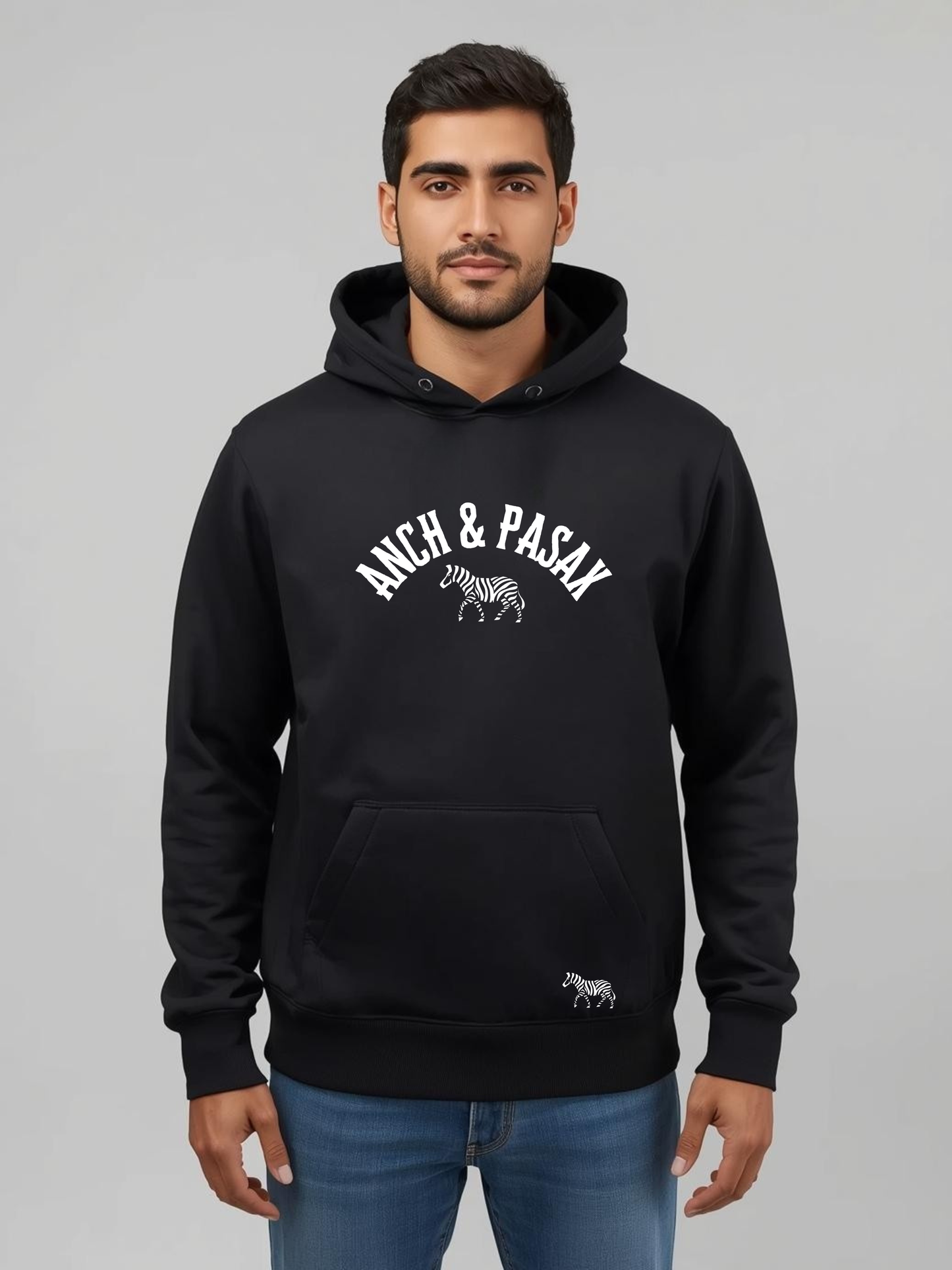 Zebra Elegance Hoodie